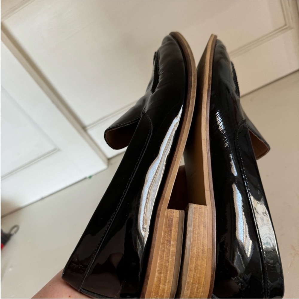 Everlane Black Patent Leather Loafers 10 - Picture 9 of 13